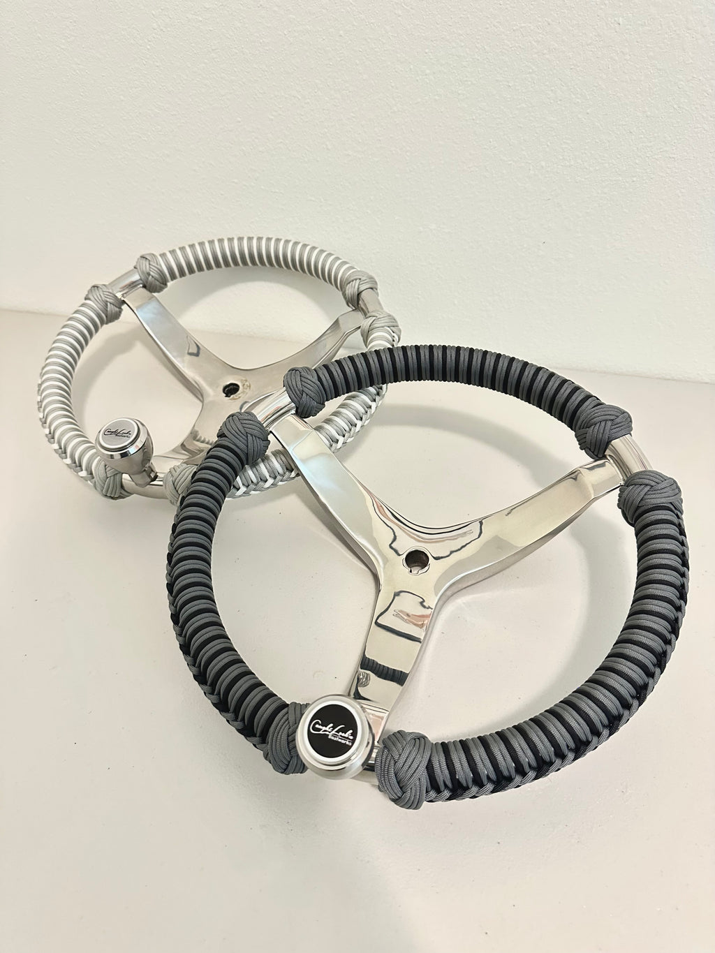 Custom Paracord Wrapped Boat Steering Wheel (Gemlux)