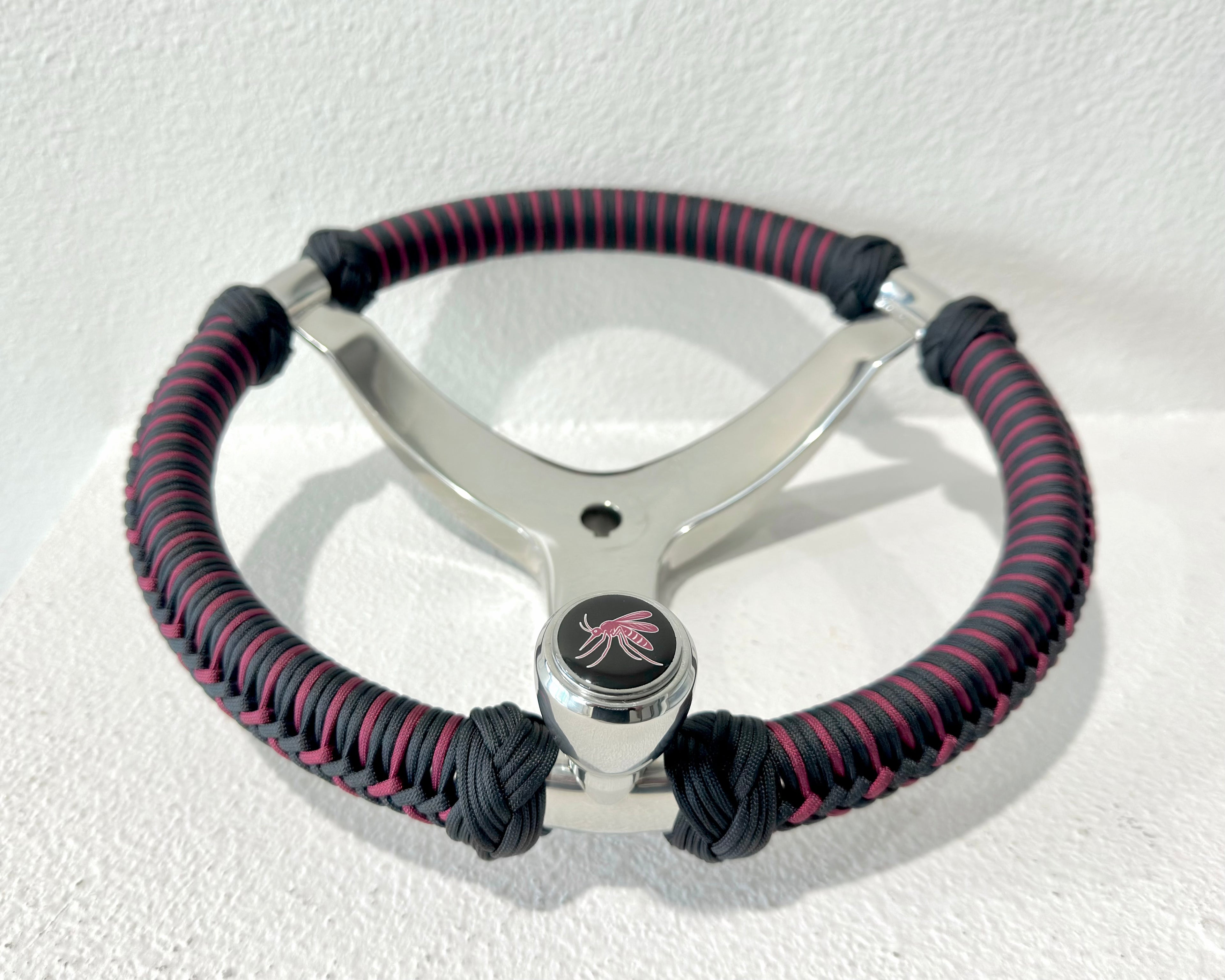 Custom Paracord Wrapped Boat Steering Wheel (Gemlux)
