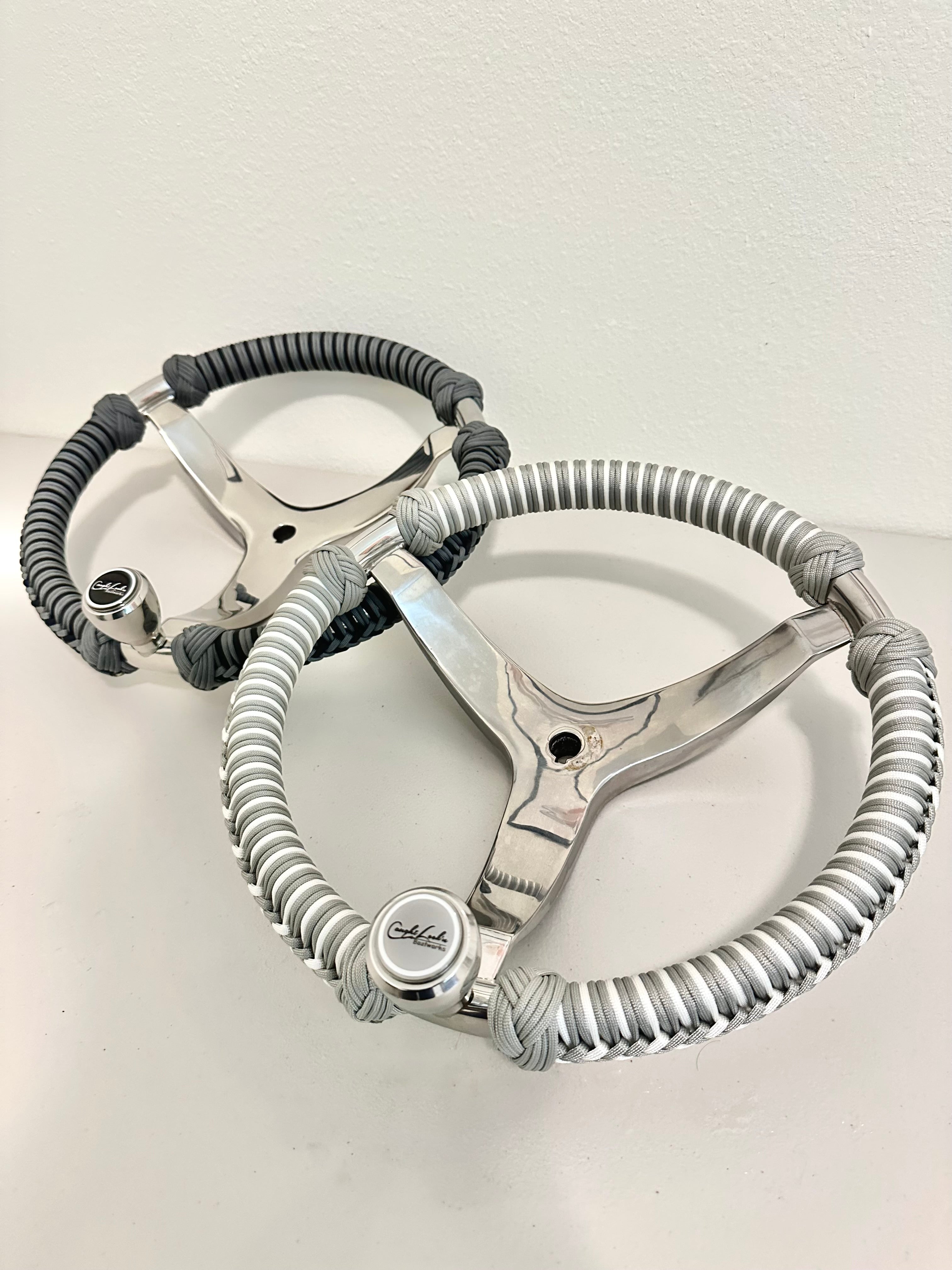 Custom Paracord Wrapped Boat Steering Wheel (Gemlux)