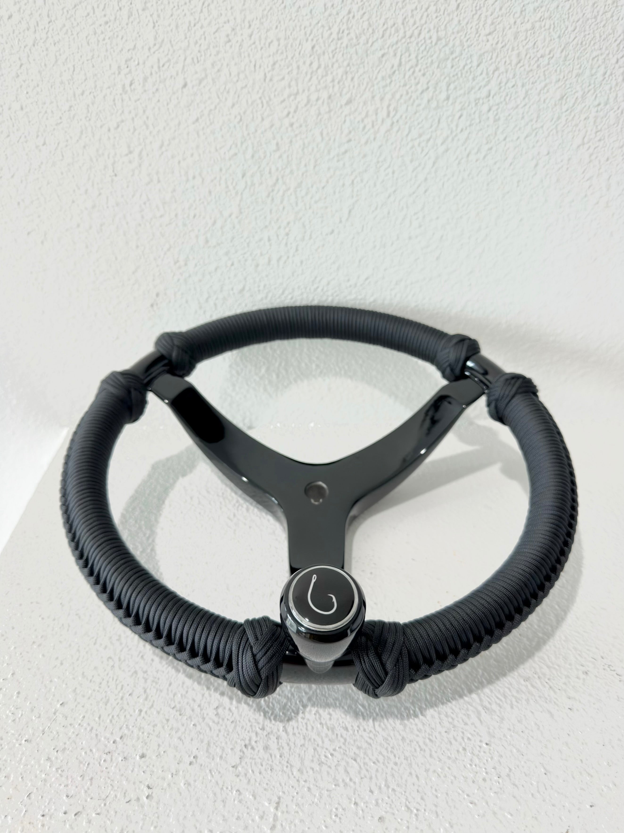 Custom Paracord Wrapped Boat Steering Wheel (Gemlux)